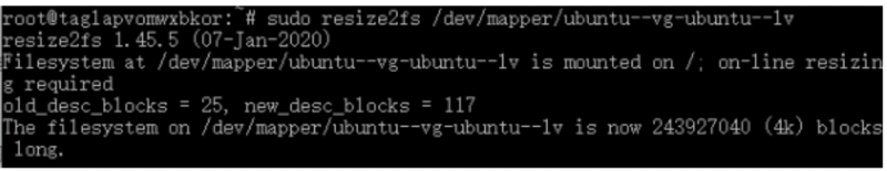 香港云服務器ubuntu20.04擴容根目錄教程