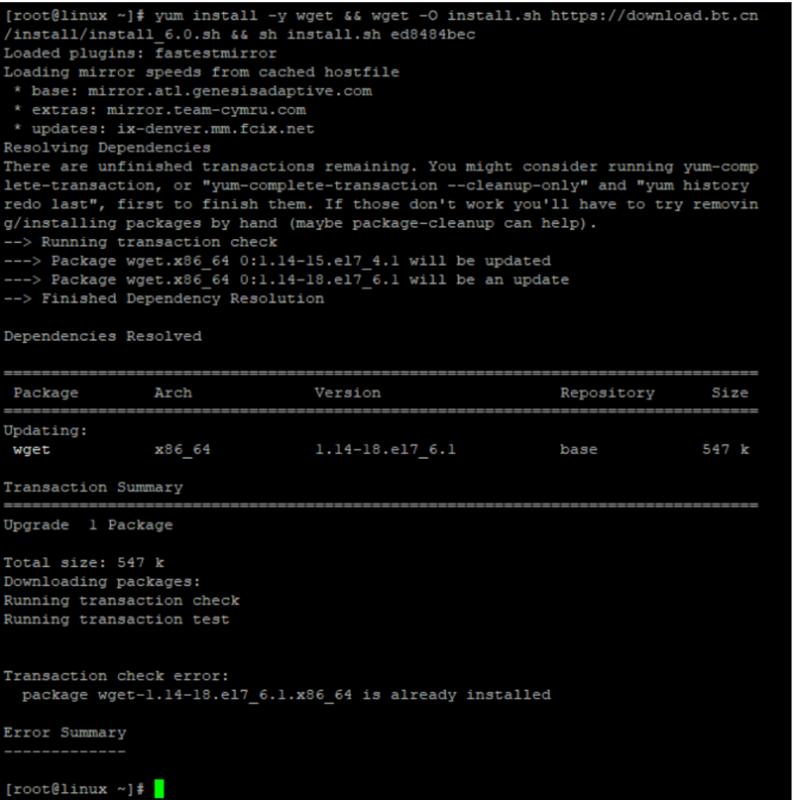 wget命令安裝 ：Package wget-1.14-18.el7_6.1.x86_64 already installed and latest version - 小浪云數據