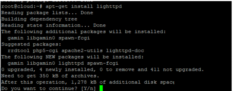云服務器Ubuntu系統中如何安裝lighttpd
