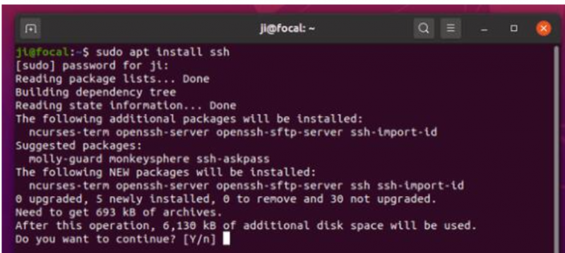如何在Ubuntu 20.04服務(wù)器中啟用SSH服務(wù)