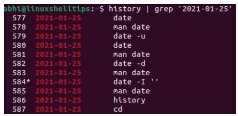 如何按日期查看Linux服務器命令歷史記錄？