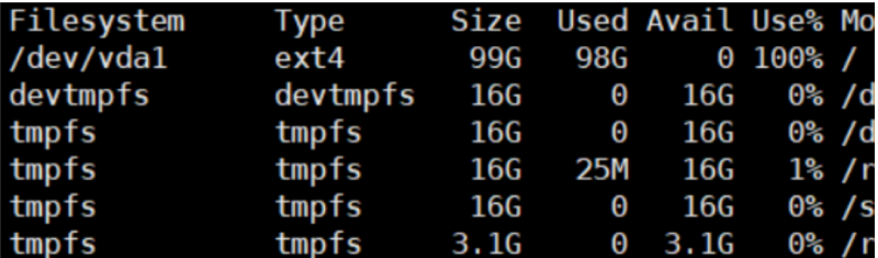 Linux磁盤(pán)空間占滿，但搜不到大文件