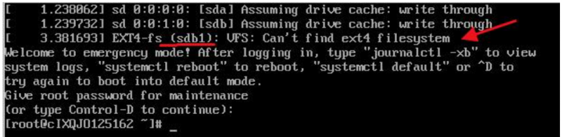 云服務器Linux系統無法啟動的解決方法