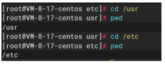 服務器Linux 中的cd命令講解