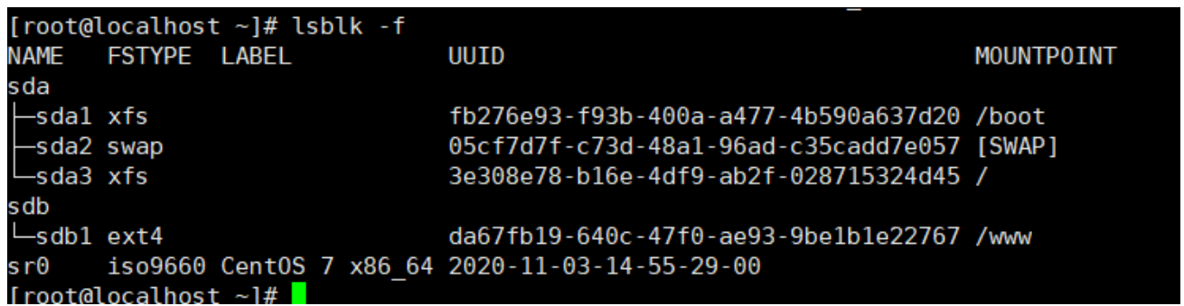 云服務器Linux如何查看磁盤的UUID