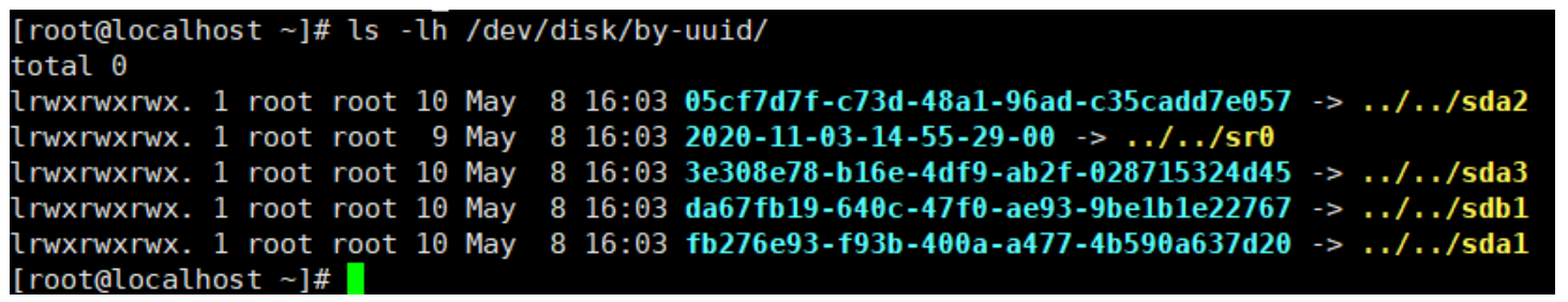 云服務器Linux如何查看磁盤的UUID