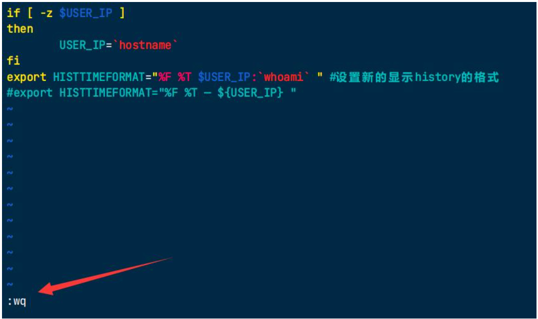 云服務器history命令內容格式優化